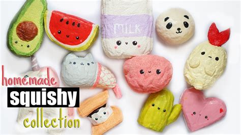 HOMEMADE SQUISHY COLLECTION #1 - YouTube