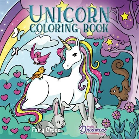 Unicorn Coloring Book: For Kids Ages 4-8 (Young Dreamers Press Kids Coloring Books): Young ...