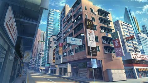 Online crop | HD wallpaper: anime, city | Wallpaper Flare