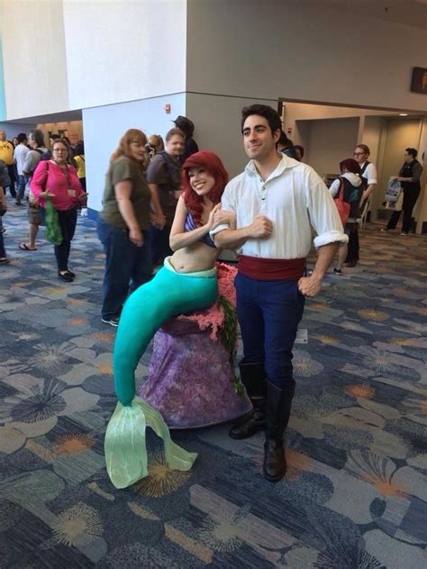 [self] Me as Prince Eric and an amazing Ariel I ran into at Wondercon ...