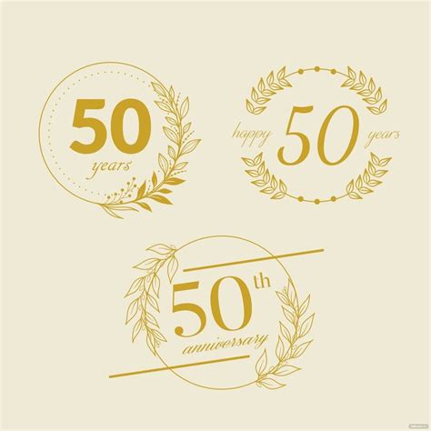 50th Anniversary Svg Files