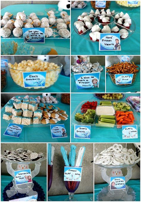 Frozen Birthday Party Decorations, Food, Games And More | Fiesta de cumpleaños de frozen, Frozen ...