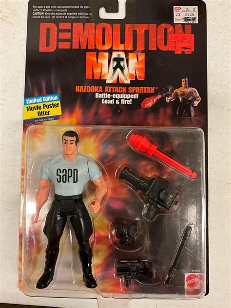 Lot - (6) DEMOLITION MAN Action Figures. 1993, NRFP. Includes: Combat ...