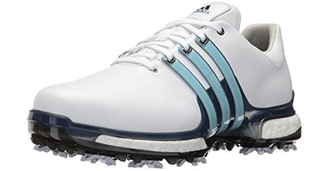 adidas Tour 360 Boost 2.0 Golf Shoe in Blue for Men | Lyst