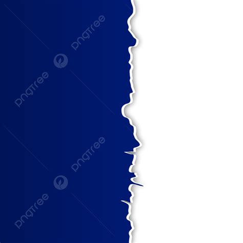 Blue Torn Paper Border PNG, Vector, PSD, and Clipart With Transparent Background for Free ...