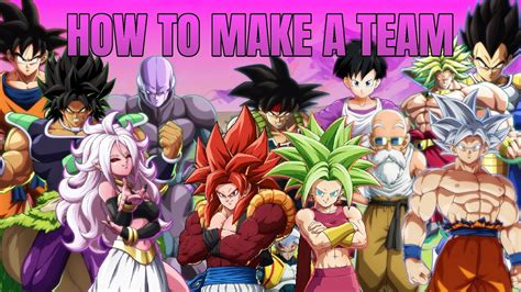 How To Make A Team In Dragonball Fighterz - YouTube