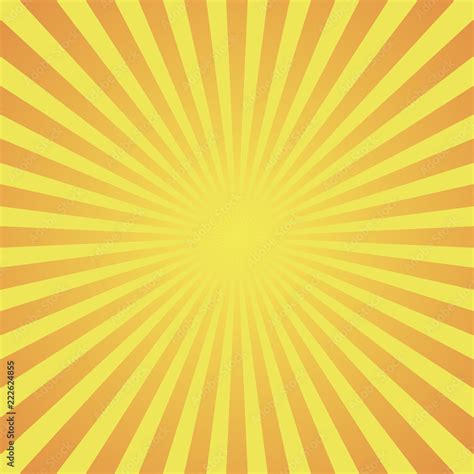 Yellow abstract sun rays vector background Stock Vector | Adobe Stock