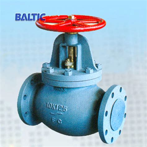 JIS F7307 10K 80A Marine Globe Valve, FC-Cast Iron - Baltic