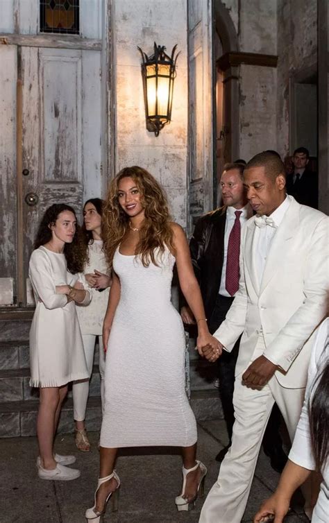 Beyonce and Jay Z look picture of happiness as they celebrate singer's mum Tina's wedding to ...