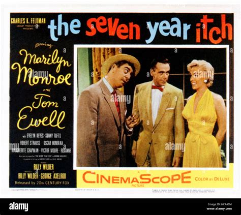 THE SEVEN YEAR ITCH, from left: Robert Strauss, Tom Ewell, Marilyn ...