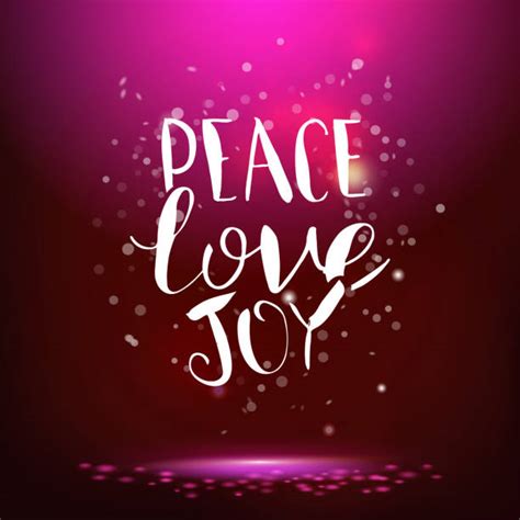 Love Joy Peace Illustrations, Royalty-Free Vector Graphics & Clip Art - iStock