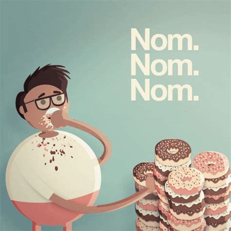 Donuts Nom GIF by Jake - Find & Share on GIPHY