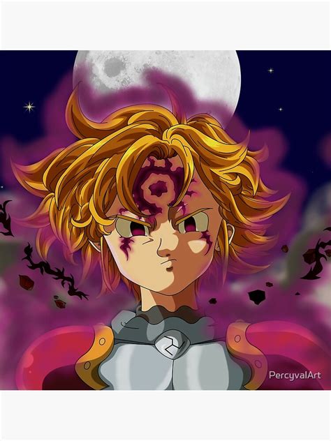 "Meliodas Demon Mark" Canvas Print for Sale by PercyvalArt | Redbubble