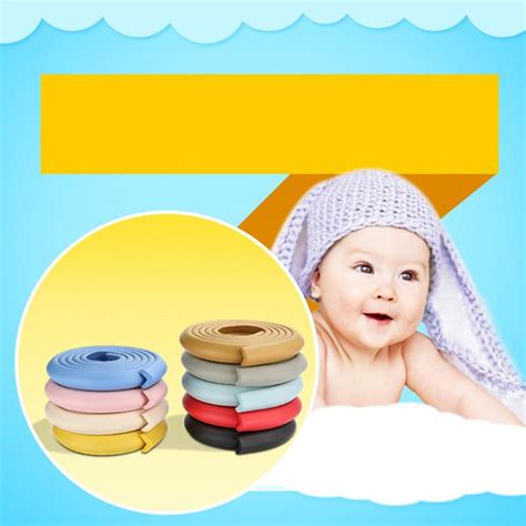 Buy 2m Baby Safety Corner Desk Guard Rubber Table Protection Kids L Shaped Soft Edge at ...
