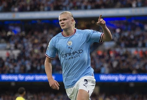 Download Manchester City F.C. Erling Haaland Sports HD Wallpaper