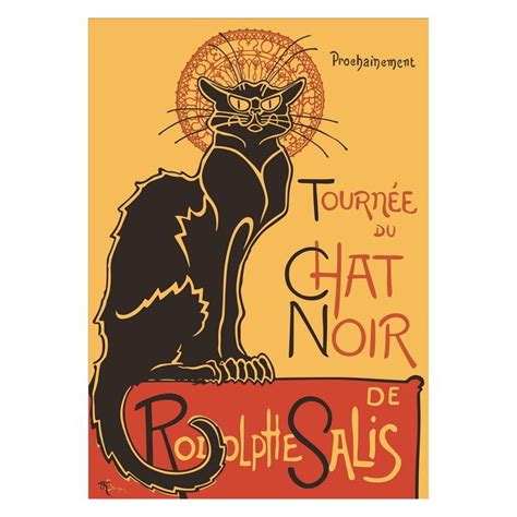 Le Chat Noir poster - Theophile Steinlen | CRAFTSMANSPACE