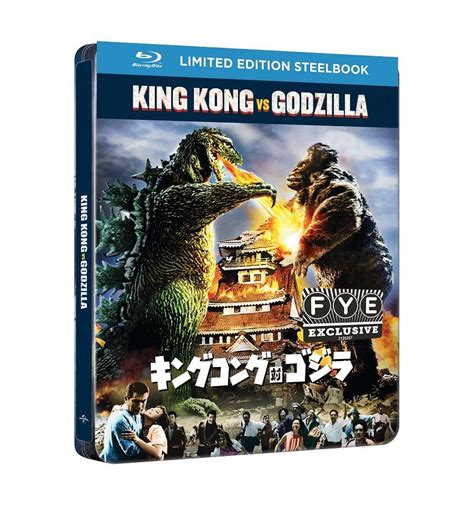 King Kong vs. Godzilla (1962) (Blu-ray SteelBook) (FYE Exclusive) [USA ...