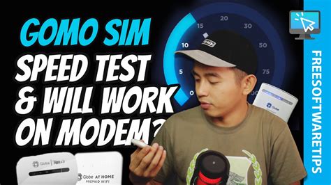 GOMO Sim Speed Test | Will GOMO Sim Philippines work on Globe At Home Modem/Pocket Wifi? - YouTube