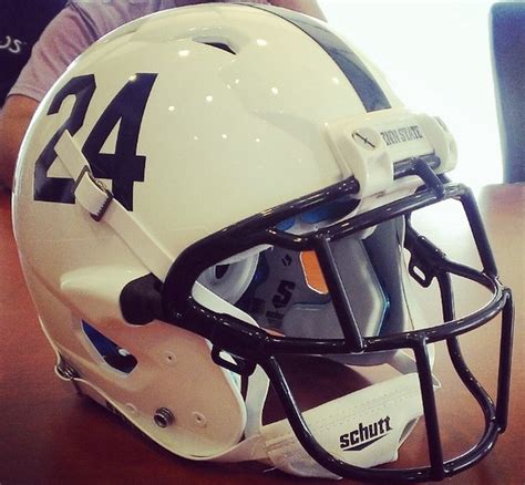 Penn State freshman causes stir over numbered helmet; school official says he’s unaware of ...