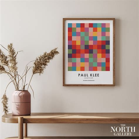 Paul Klee Exhibition Poster, Color Chart, Paul Klee Art Print ...