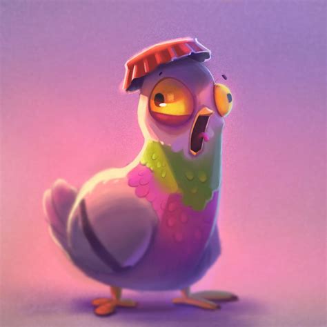 Pin by Chelsea Schrett on Character Design: Pigeon | Cute art, Cartoon ...