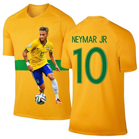 Neymar Brazil Jersey - Neymar Jersey Style T-shirt Kids Neymar Jr Jersey Brazil T ... : Free ...