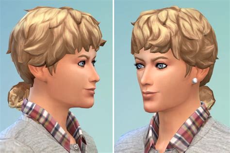 Sims 4 Male Ponytail Hair Maxis Match - Best Hairstyles Ideas for Women and Men in 2023