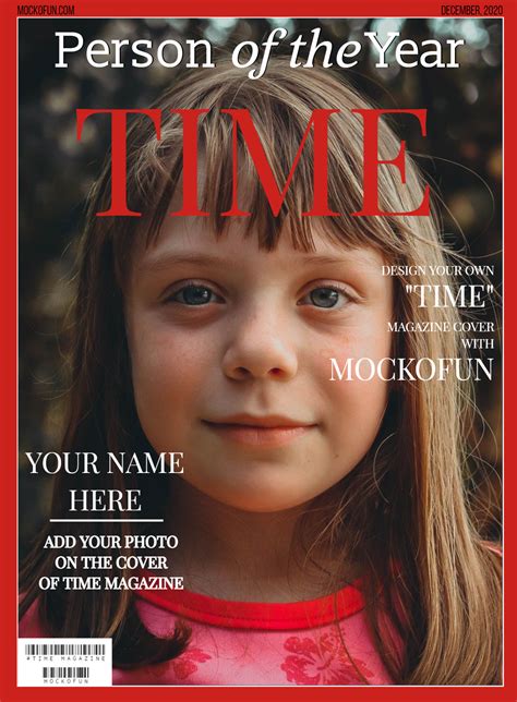 [FREE] Time Magazine Cover Template - MockoFUN