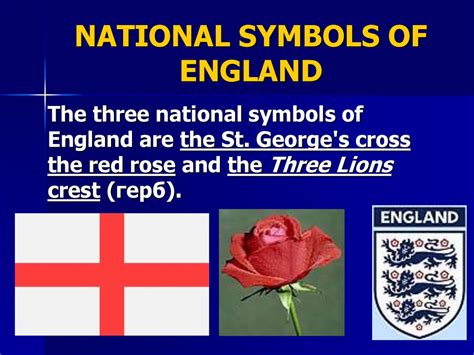 National symbols of Great Britain - online presentation