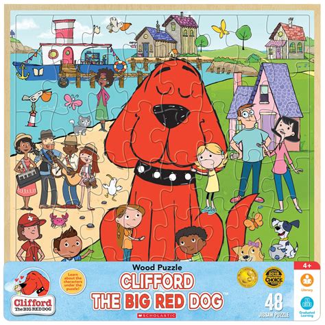 Clifford The Big Red Dog 48 Piece Wood Puzzle | Puzzles for Kids – MasterPieces Puzzle Company INC