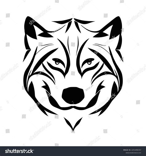 Gray Wolf Vector Icon Logo Design Stock Vector (Royalty Free) 2251096357 | Shutterstock