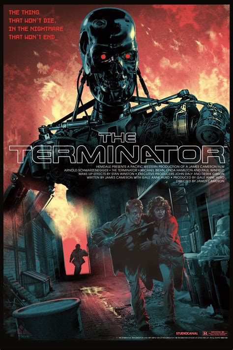 INSIDE THE ROCK POSTER FRAME BLOG: Stan & Vince The Terminator Movie Poster Release By DaVinci's ...