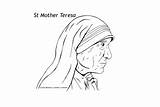 St Mother Teresa coloring Page By Benedict Catholic Homeschool  TPT sketch template