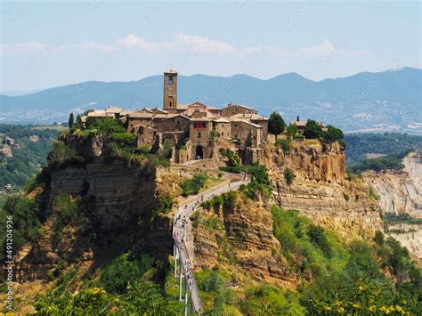 Civita di Bagnoregio panoramic view Stock Photo | Adobe Stock