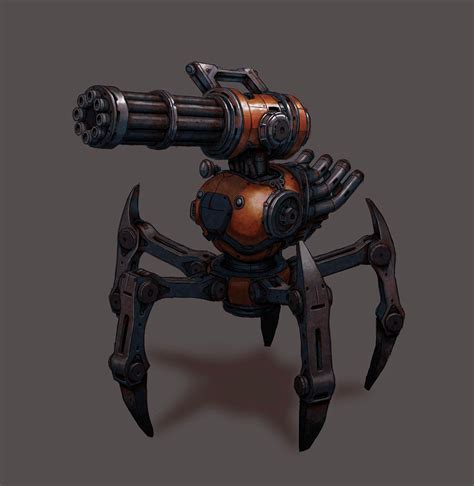 Chaingun mech, Jose Artundo on ArtStation at… | Weapon concept art ...