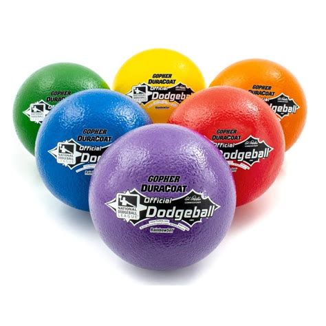 National Dodgeball League DuraCoat Dodgeballs - Gopher Sport