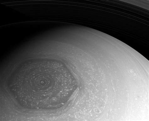 What is this huge perfect HEXAGON on the surface of Saturn? | Science ...