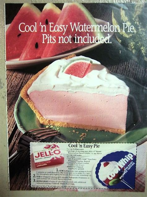 Cool N Easy Pie Easy Pie Recipes, Jello Recipes, Baked Dessert Recipes, Kraft Recipes ...