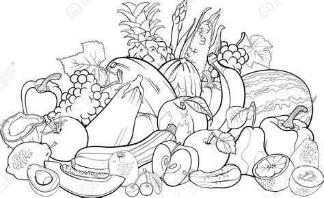 Free Coloring Pages of Vegetable Gardens