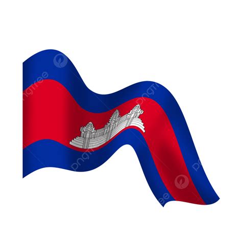 Dramatic Effect Clipart Transparent Background, Dramatic Cambodia Flag ...