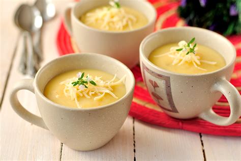 Vegetable Cheese Soup Recipe | Cook's Delight