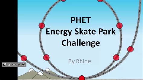 PhET Energy Skate Park Challenge Loop-the Loop - YouTube