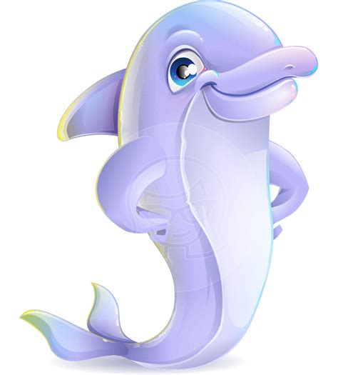 112 Cute Dolphin Cartoon Vector Character Illustrations | GraphicMama