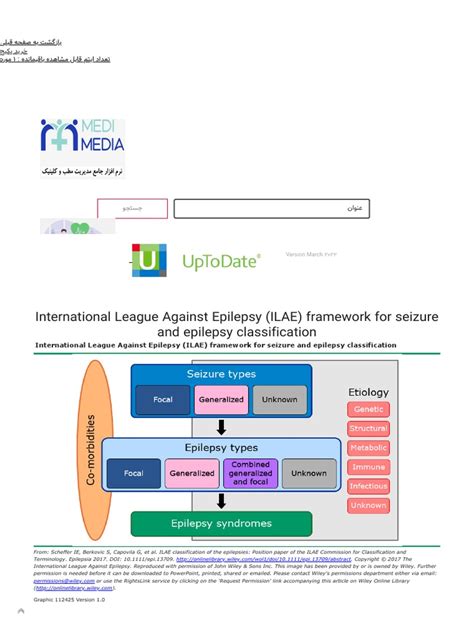 International League Against Epilepsy (ILAE) Framework For Seizure and ...