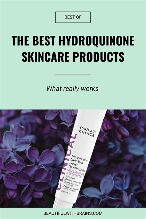 Best Hydroquinone Skincare Products – Beautiful With Brains