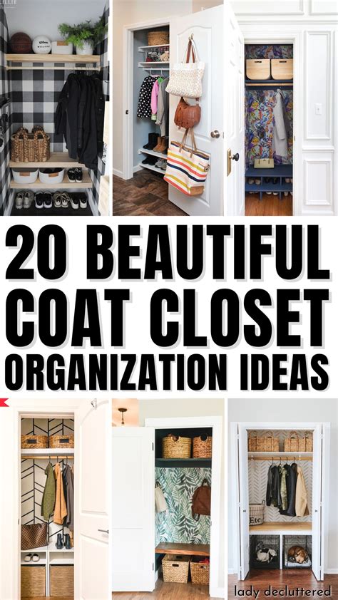 20 clever coat closet organization ideas – Artofit