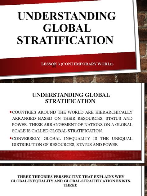 Understanding Global Stratification | Download Free PDF | Social Stratification | Poverty