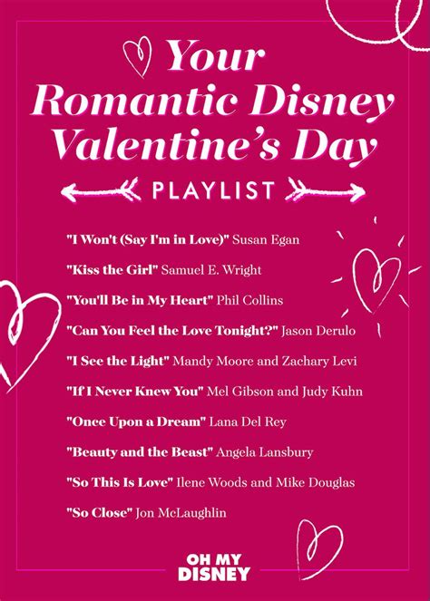 Disney valentine s day playlist – Artofit