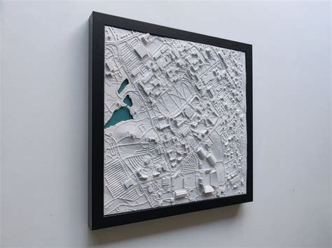 Tech School in Virginia 3D Campus Map Blacksburg VA - Etsy