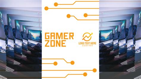 Gamer Zone YouTube banner | BrandCrowd YouTube banner Maker